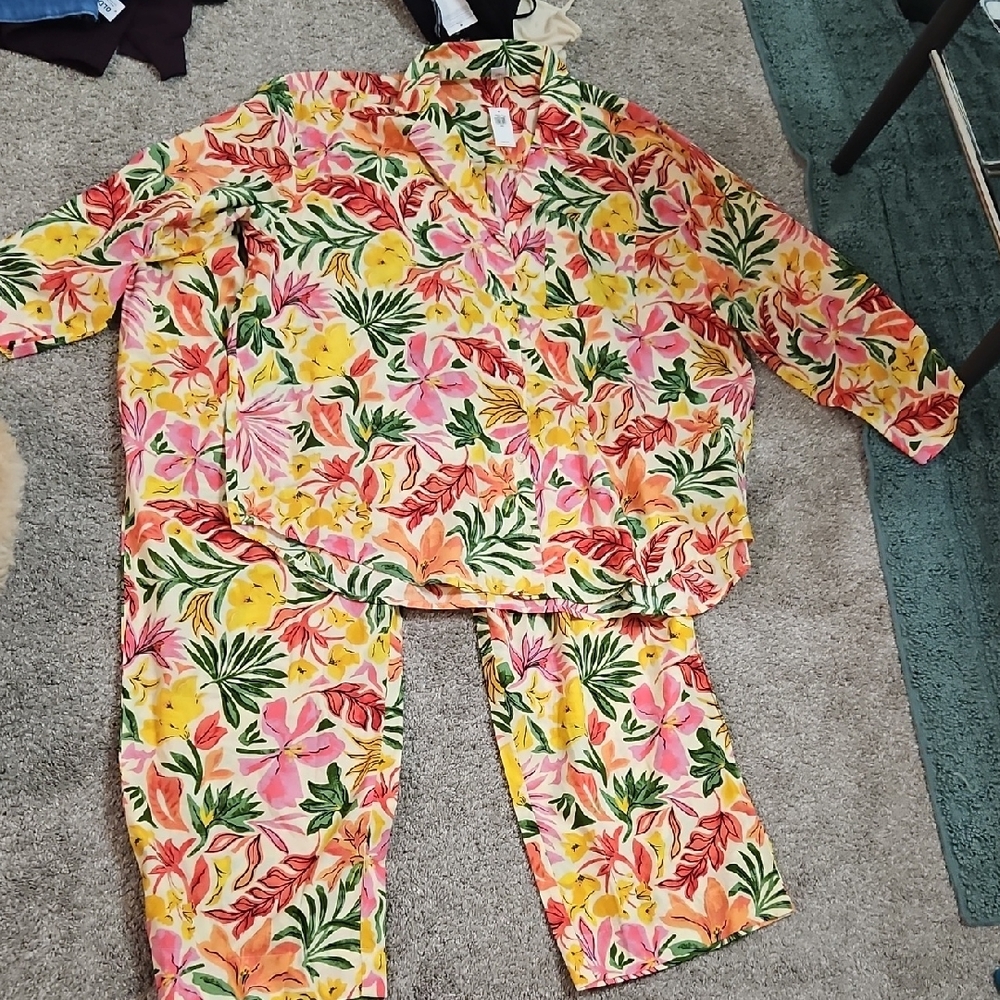 Tropical Floral Lounging set